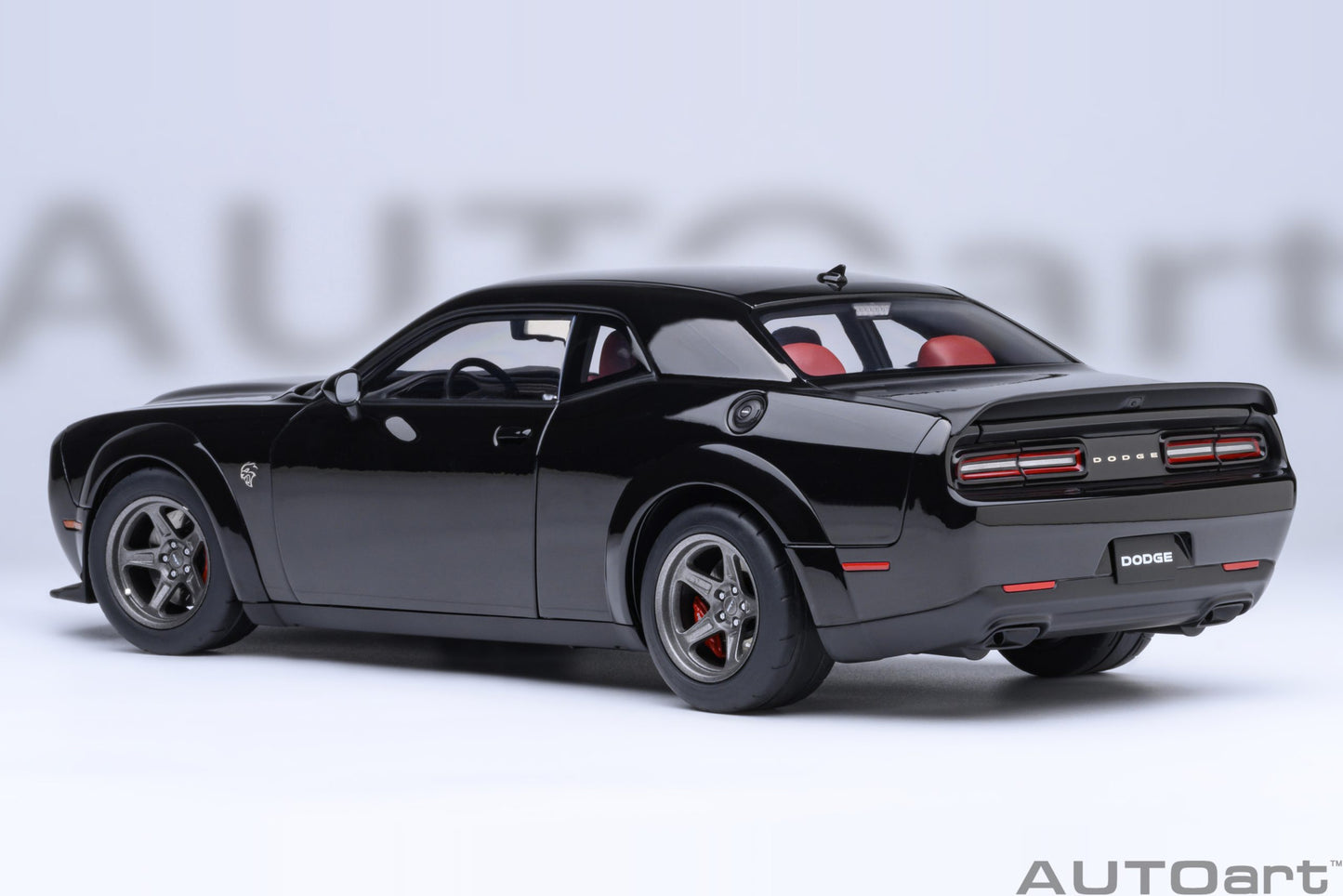 *Pre-order Dodge Challenger SRT Superstock 2023 (Pitch Black) 1:18 AutoArt model car
