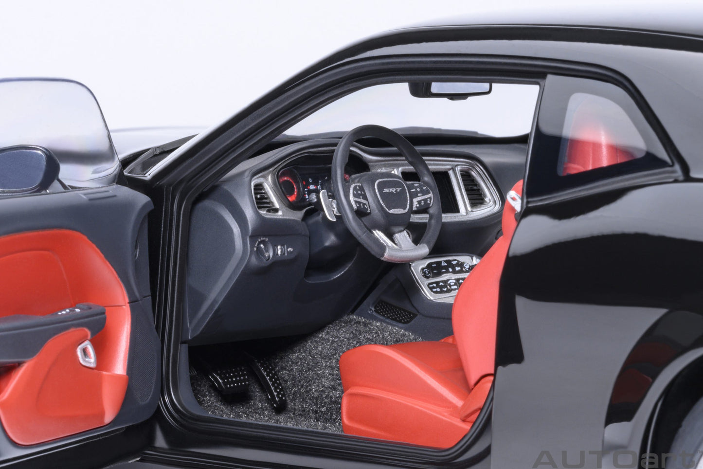 *Pre-order Dodge Challenger SRT Superstock 2023 (Pitch Black) 1:18 AutoArt model car