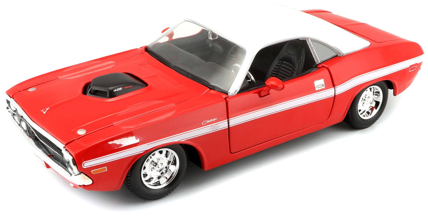 Dodge Challenger R/T Coupe car model (1970) 1:24 Maisto
