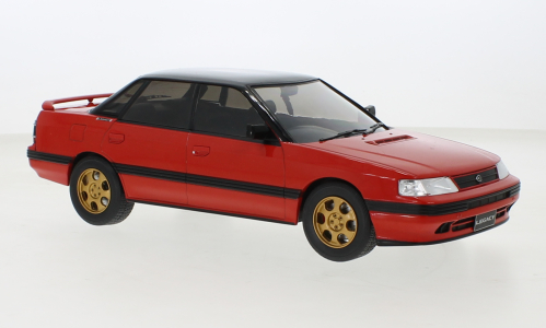 Macheta auto Subaru Legacy RS, rosu, 1991 1:18 IXO