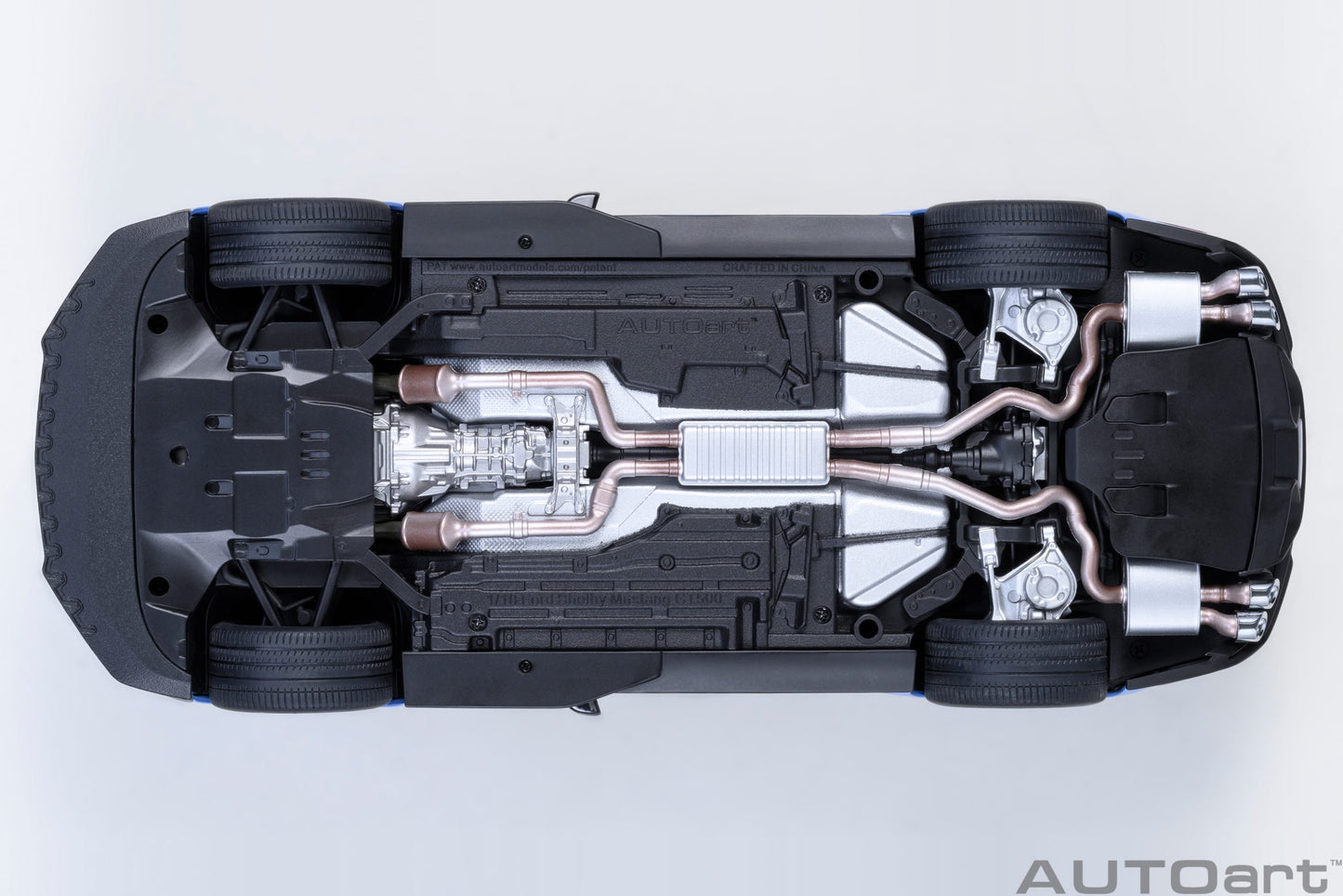 Macheta auto Ford Mustang Shelby GT500 (Grabber Blue) 1:18 AutoArt