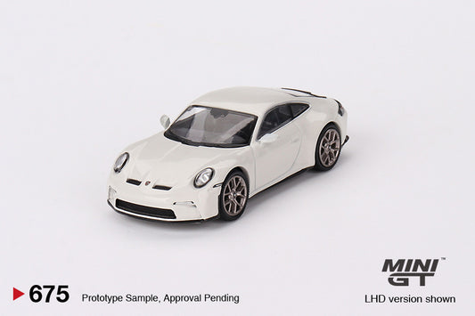 Macheta auto Porsche 911 (992) GT3 Touring Crayon Grey 2023 (LHD) 1:64 MIniGT