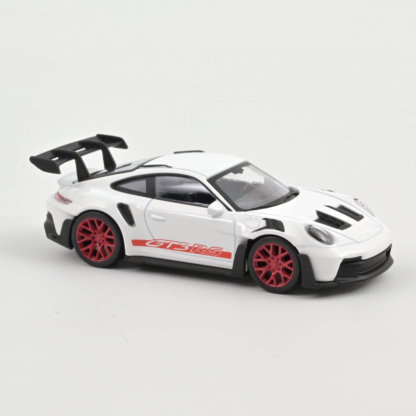 Macheta auto  Porsche 911 GT3 RS 2022 White with Red Stickers Jet-car 1:43 Norev