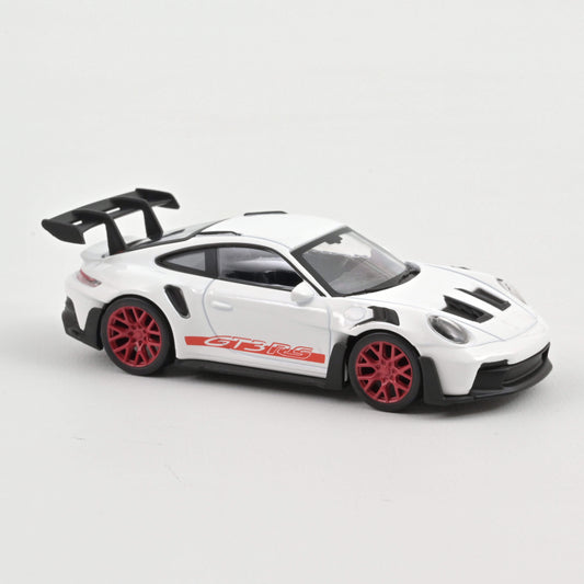 Macheta auto  Porsche 911 GT3 RS 2022 White with Red Stickers Jet-car 1:43 Norev
