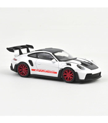 Macheta auto  Porsche 911 GT3 RS 2022 White Weissach Pack Jet-car 1:43 Norev
