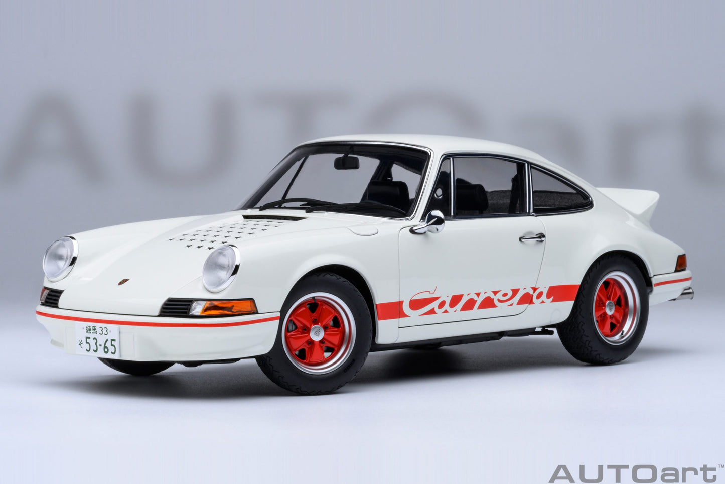 Porsche 911 Carrera 2.7 RS “THE CIRCUIT WOLF” 1:18 AutoArt model car