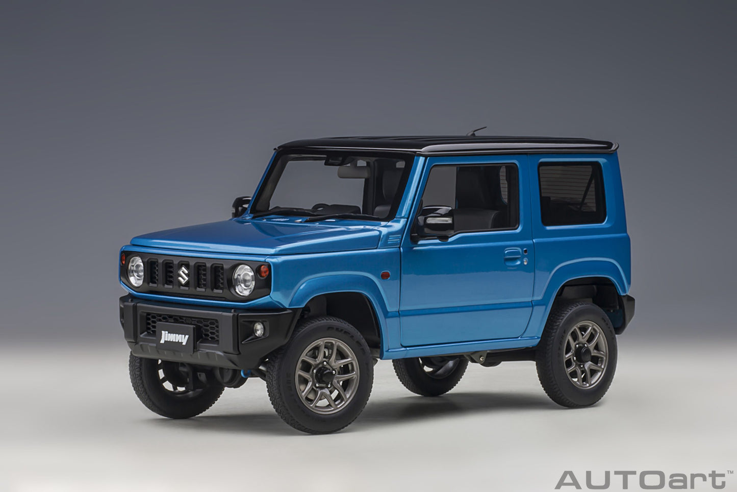 Macheta auto Suzuki Jimny (JB64) (Brisk Blue) 1:18 AutoArt