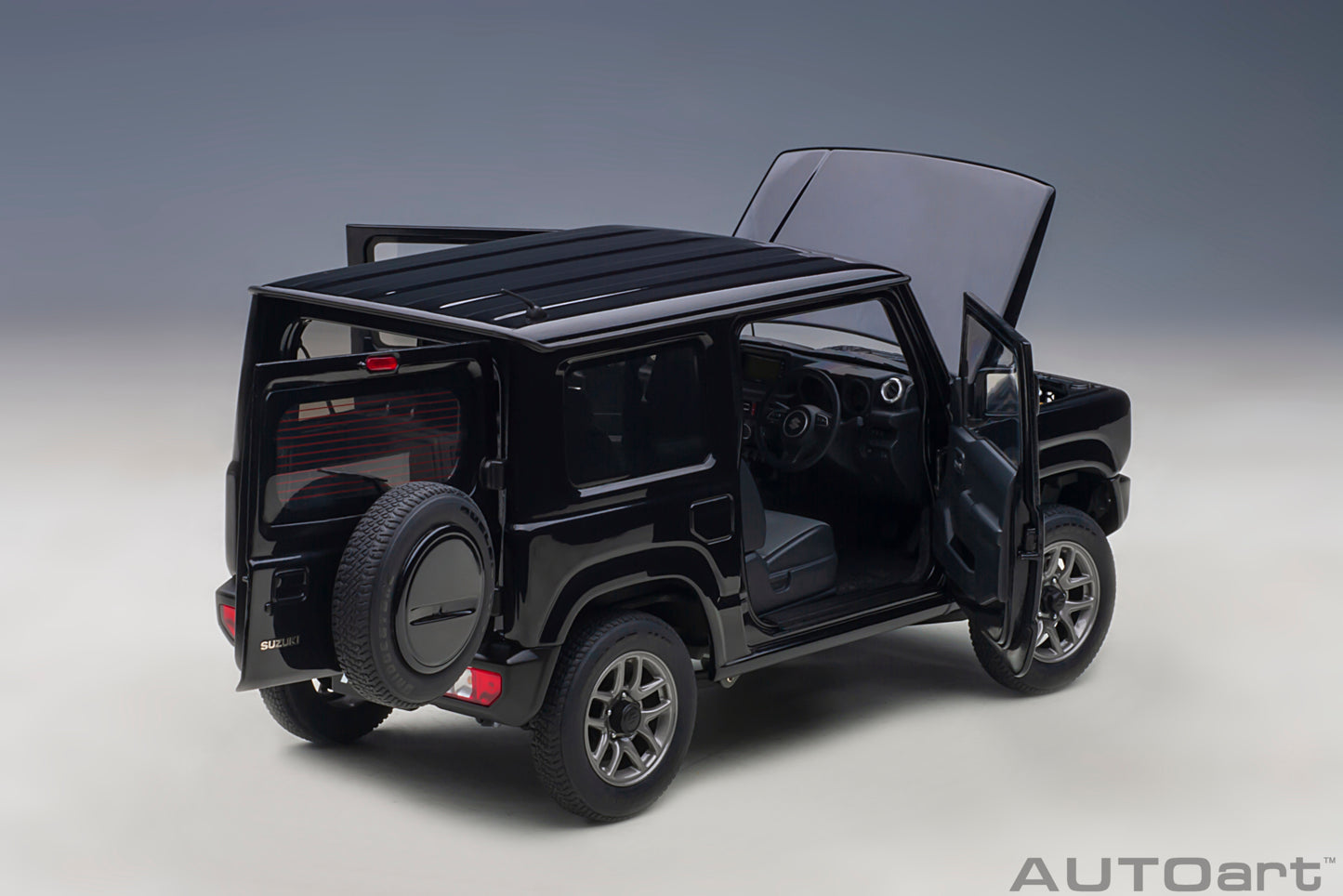 Macheta auto Suzuki Jimny (JB64) (Bluish Black Pearl) 1:18 AutoArt