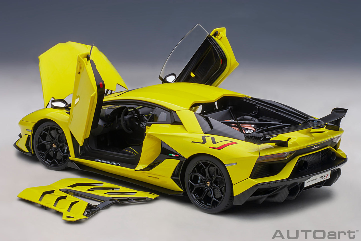 Macheta auto Lamborghini Aventador SVJ (2019) 1:18 AutoArt