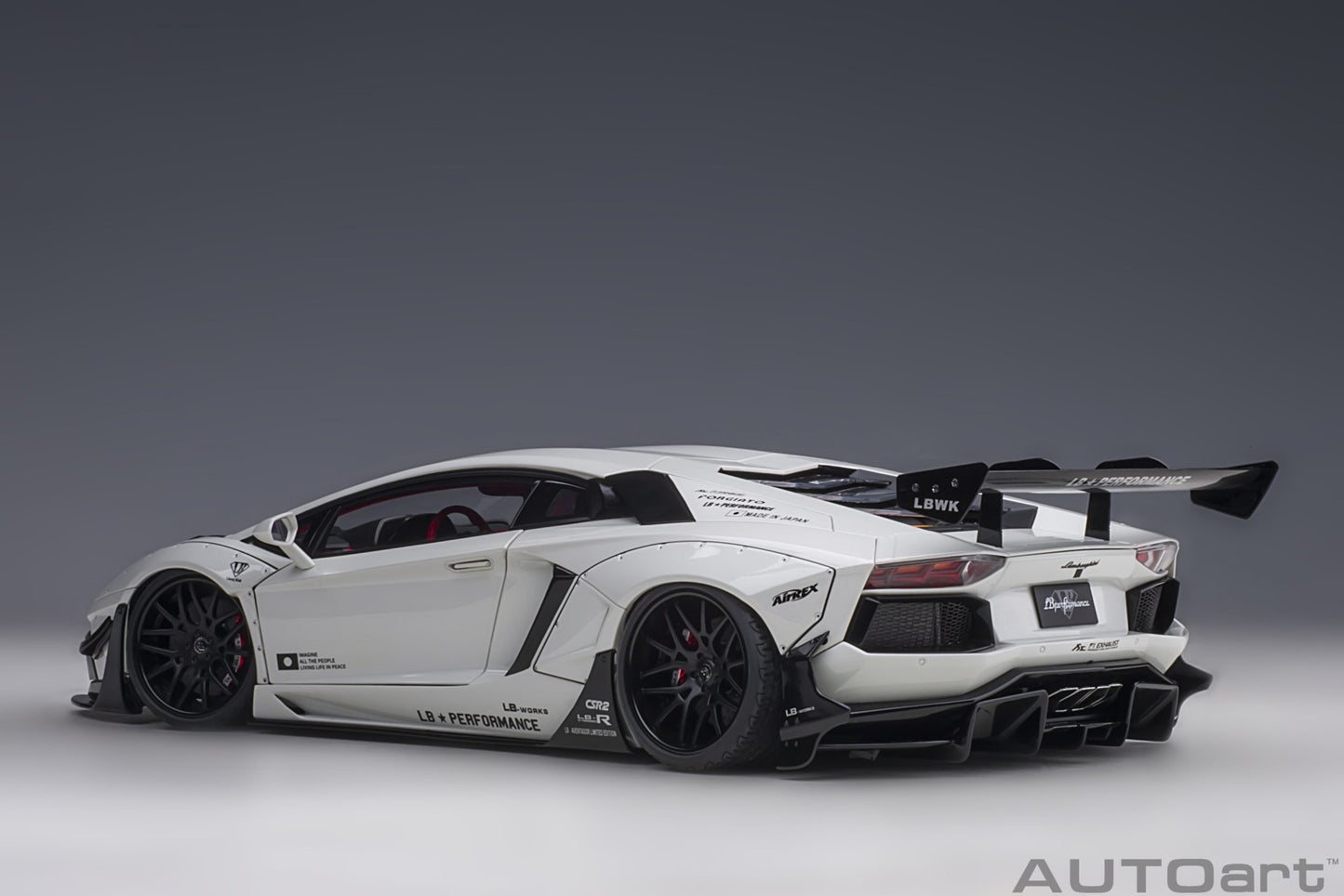 Macheta auto Liberty Walk LB-Works Lamborghini Aventador Limited Edition 1:18 AutoArt