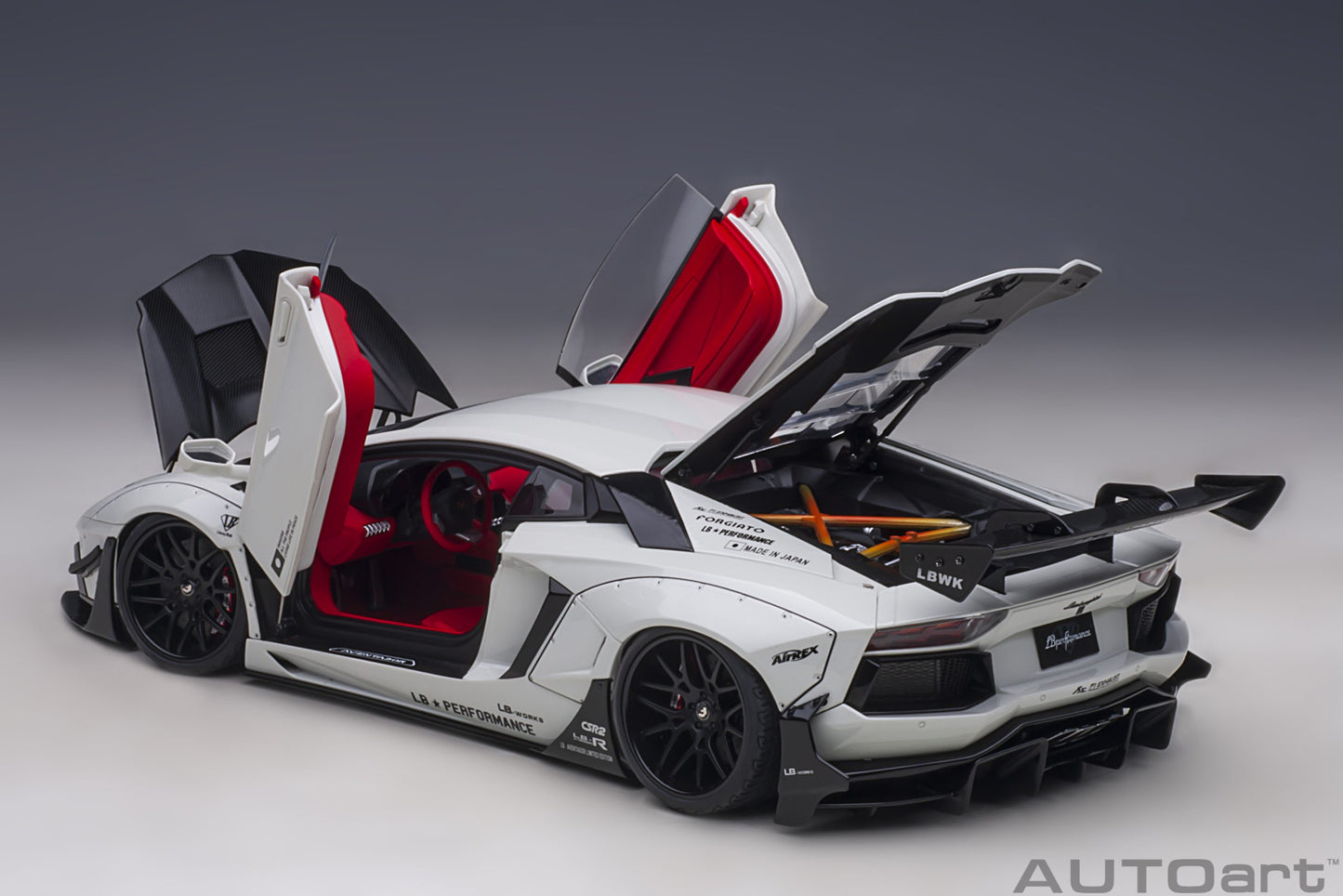 Macheta auto Liberty Walk LB-Works Lamborghini Aventador Limited Edition 1:18 AutoArt