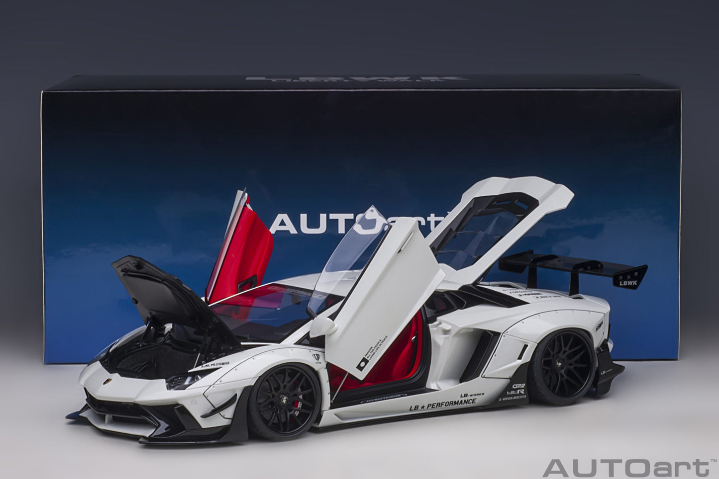 Macheta auto Liberty Walk LB-Works Lamborghini Aventador Limited Edition 1:18 AutoArt