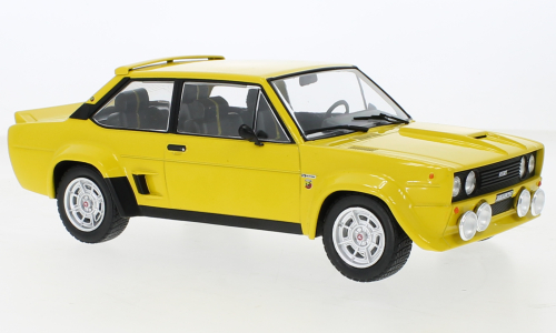 Macheta auto Fiat 131 Abarth, galben, 1980 1:18 IXO
