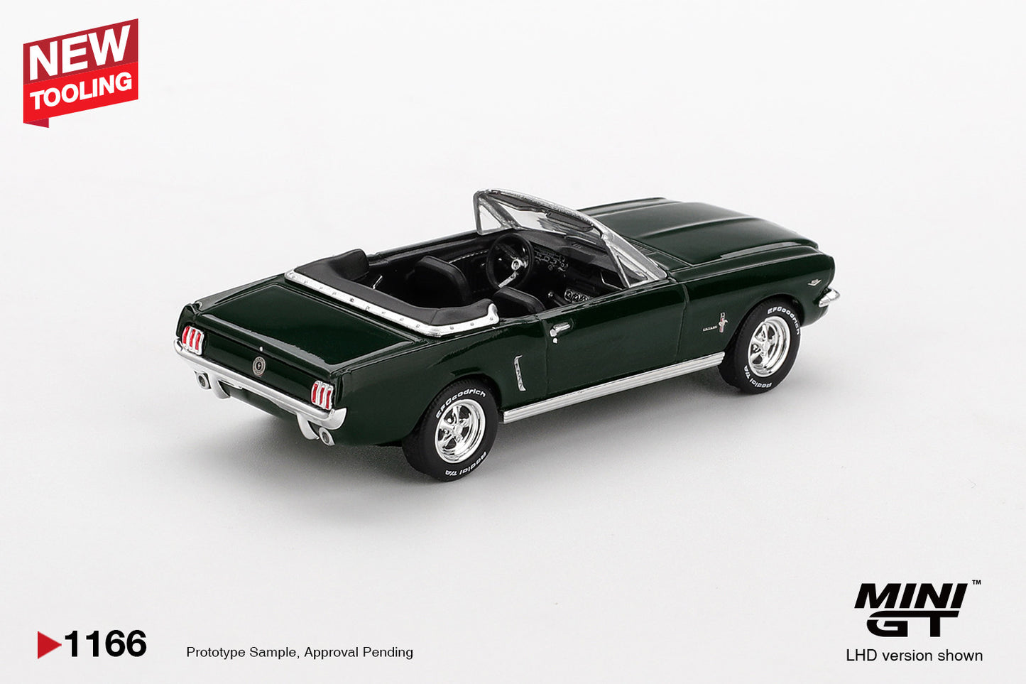 Macheta auto Ford Mustang Convertible 1964 Highland Green (LHD) 1:64 MIniGT