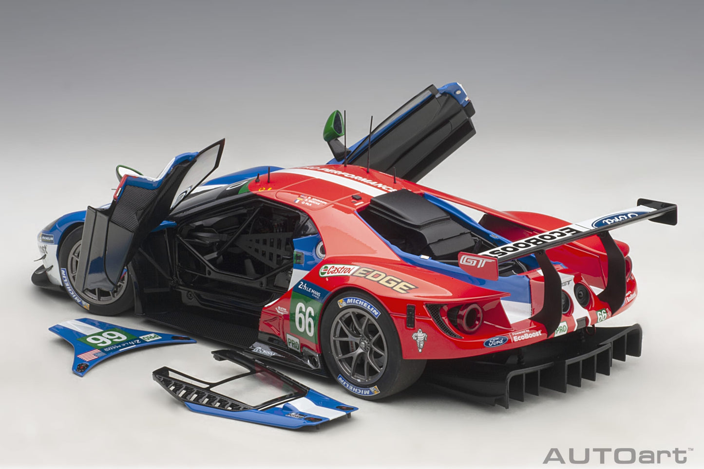 Macheta auto Ford GT GTE Pro Le Mans 24h 2016 #66 1:18 AutoArt