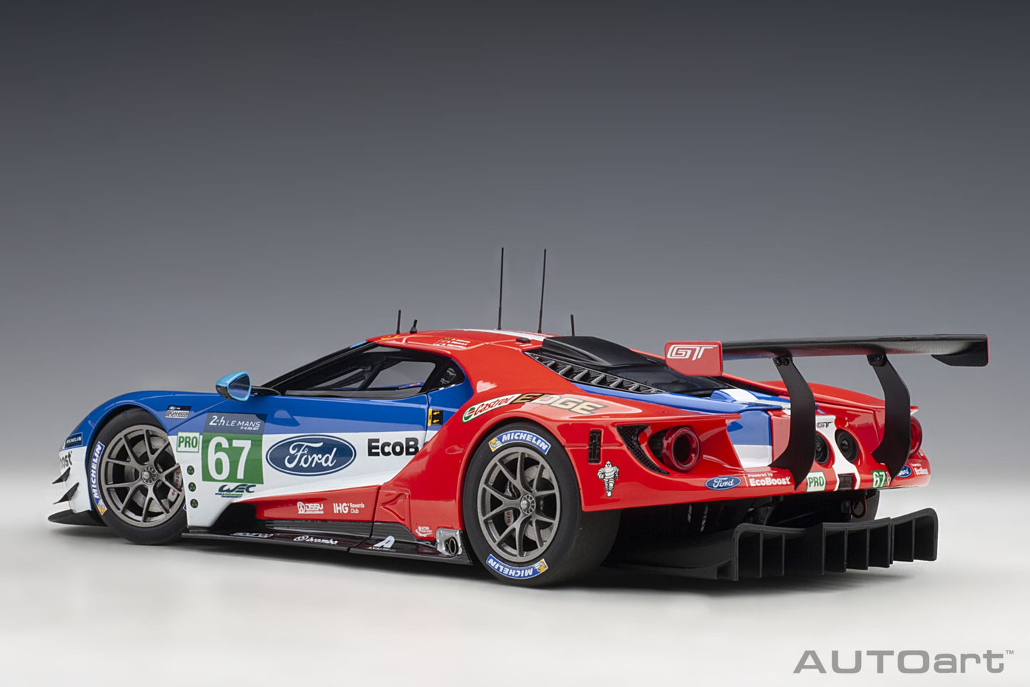 Macheta auto Ford GT GTE Pro Le Mans 24h 2017 #67 1:18 AutoArt