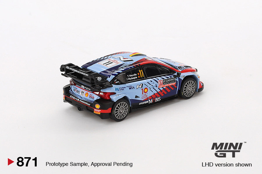 Macheta auto Hyundai i20 N Rally1 Hybrid #11 2024 Rallye Monte-Carlo Winner (LHD)  1:64 MIniGT