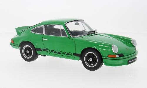 Macheta auto Porsche	911 Carrera RS 2.7 (1973) verde 1:18 Welly