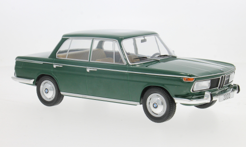 Macheta auto BMW 2000 (Typ 121), verde, 1966 1:18 MCG