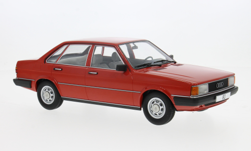 Macheta auto Audi 80 (B2), rosu, 1978, 1:18 MCG