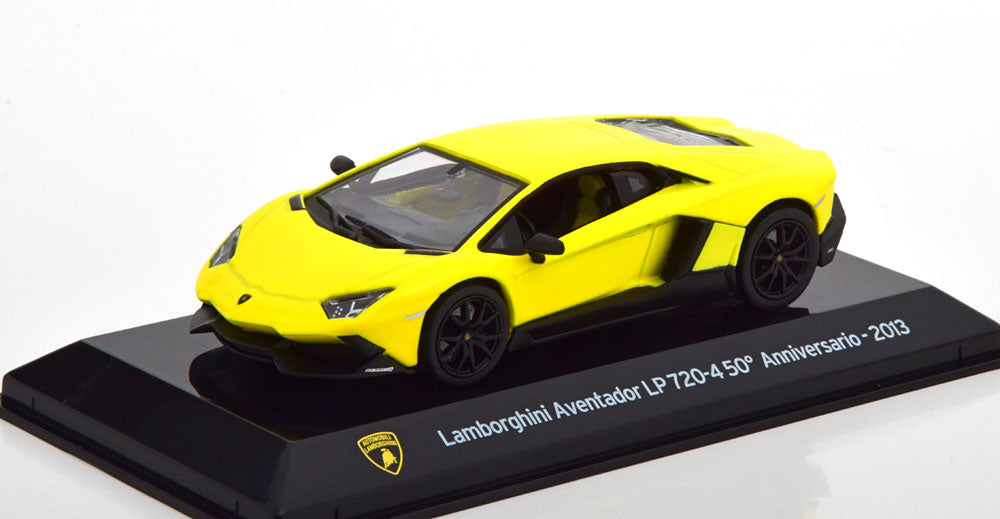 Macheta auto Lamborghini Aventador LP720-4 50th Anniversary 2013 1:43 Altaya Supercars Collection