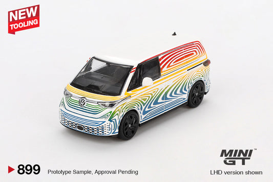 Macheta auto Volkswagen ID. Buzz Prototype "Rainbow", 2022 (LHD) 1:64 MIniGT
