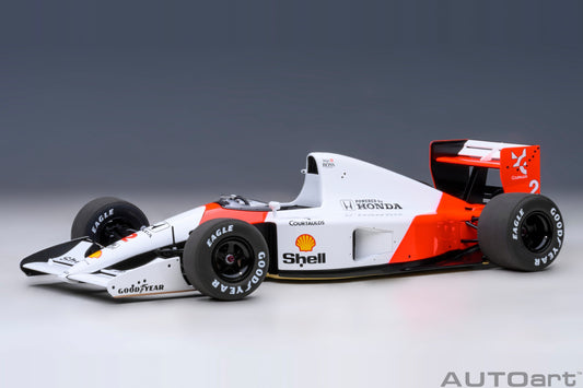 Macheta auto McLaren Honda MP4/6 F1 1991 #2 (without McLaren logo) 1:18 AutoArt