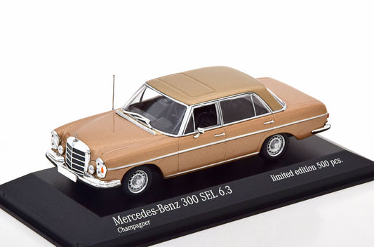 Macheta auto Mercedes 300 SEL 6.3 W109 1968 1:43 Minichamps
