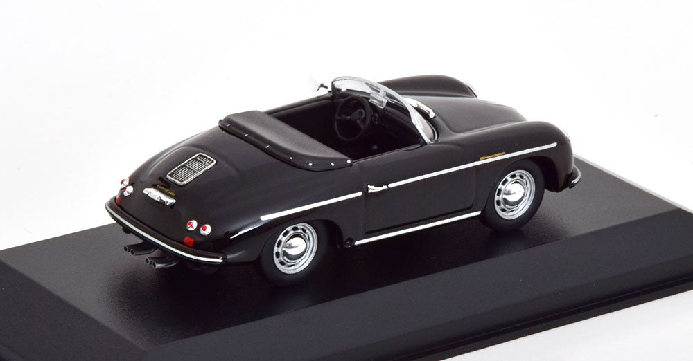 Macheta Porsche 356 Speedster 1956 scara 1:43 Minichamps negru metal fara deschideri