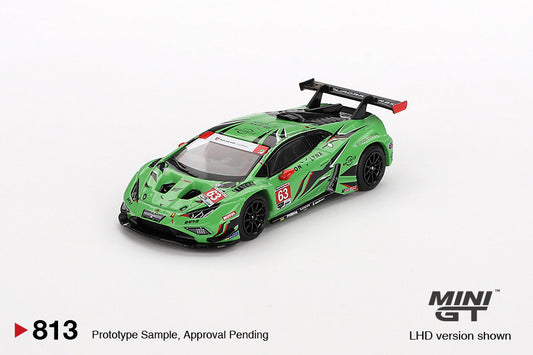 Macheta auto Lamborghini Huracán GT3 EVO2 #63 Iron Lynx IMSA 2023 Daytona 24 Hrs (LHD) 1:64 MIniGT