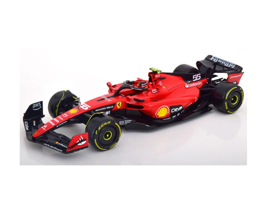 Macheta auto Ferrari SF23 #55 Formula 1 2023 C. Sainz 1:18 Bburago
