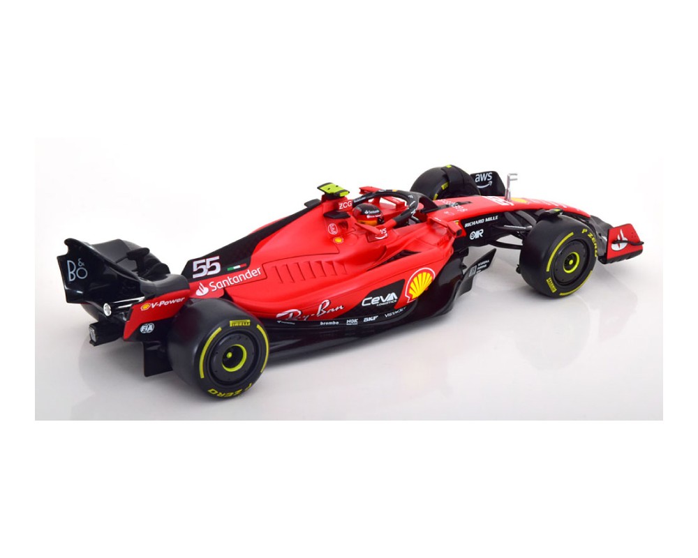 Macheta auto Ferrari SF23 #55 Formula 1 2023 C. Sainz 1:18 Bburago