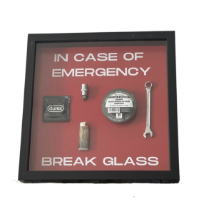 Tablou ” In case of Emergency – Break glass „