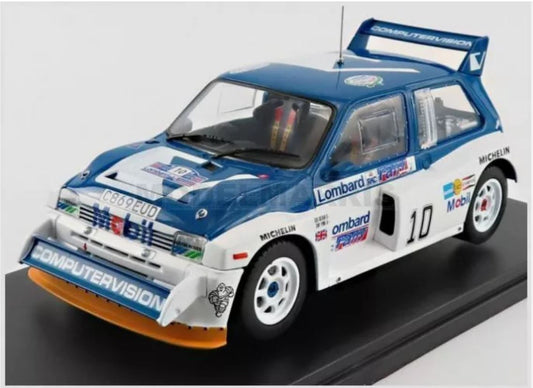 Macheta auto METRO 6R4 MOBIL N 10 RALLY RAC GB 1985 T.POND - R.ARTH  1:24 Hachette