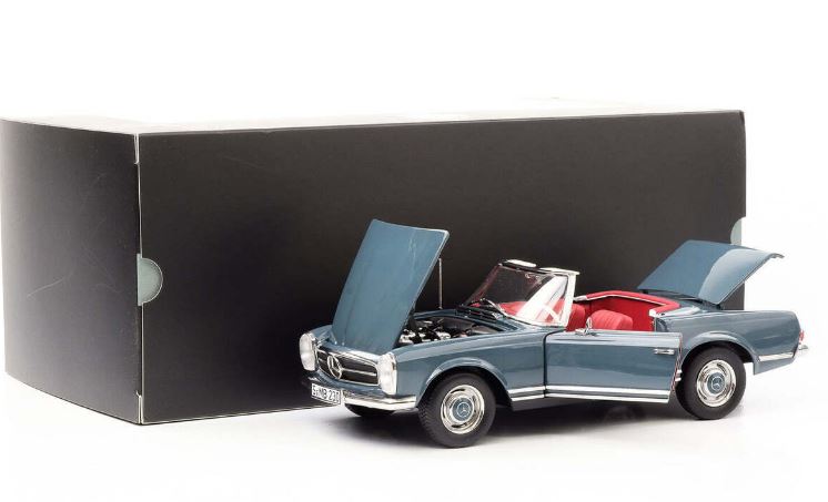 Macheta auto Mercedes 230 SL (W113) (1963) 1:18 Norev Dealer Edition