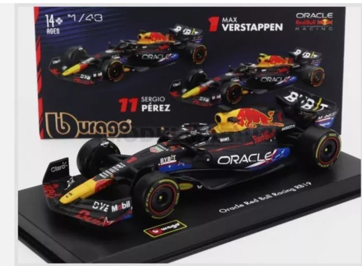 Macheta auto Red Bull F1 Rb19  #1 Austin GP 2023 Max Verstappen (2023) 1:43 Bburago Signature