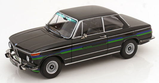 Macheta auto BMW 2002 Alpina 2.Series 1974 Negru 1:12 KK-Scale