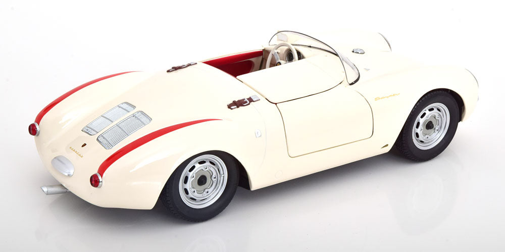 Macheta auto Porsche 550A Spyder 1956  alb 1:12 KK-Scale