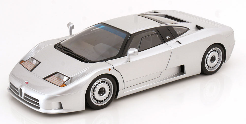 Macheta auto Bugatti EB110 1991 argintiu  1:12 KK-Scale