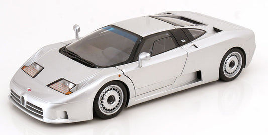 Macheta auto Bugatti EB110 1991 argintiu  1:12 KK-Scale
