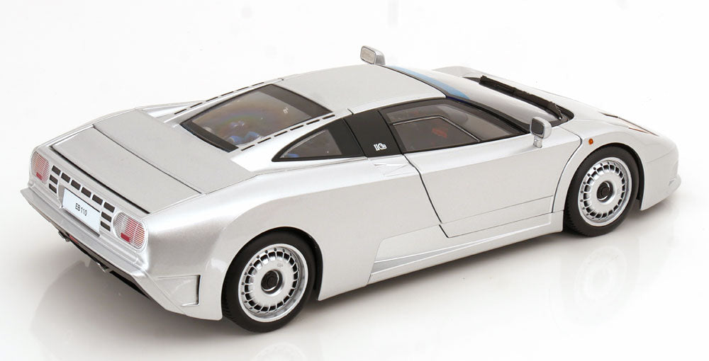 Macheta auto Bugatti EB110 1991 argintiu  1:12 KK-Scale