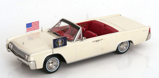 *Precomanda Macheta auto Lincoln Continental Convertible John F. Kennedy 1963 1:18 KK-Scale