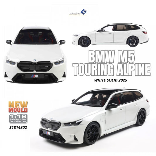 *Precomanda Macheta auto BMW M5 Touring  Alpine White Solid 2025 1:18 Solido