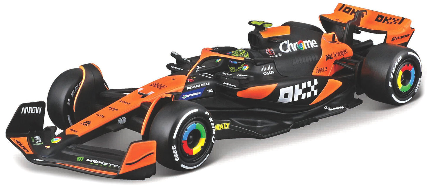 Model car Mclaren MCL 38 #4 LANDO NORRIS 2024 1:43 Bburago Signature