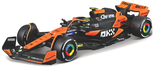 Model car Mclaren MCL 38 #4 LANDO NORRIS 2024 1:43 Bburago Signature