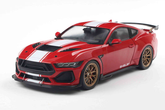 *Precomanda Macheta auto Ford Mustang Super Snake Race Red 2025 1:18 Solido