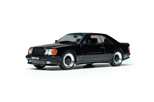 *Precomanda Macheta auto Mercedes Benz 300CE 6.0 AMG "THE HAMMER" WIDEBODY BLACK 1988  1:43 Solido
