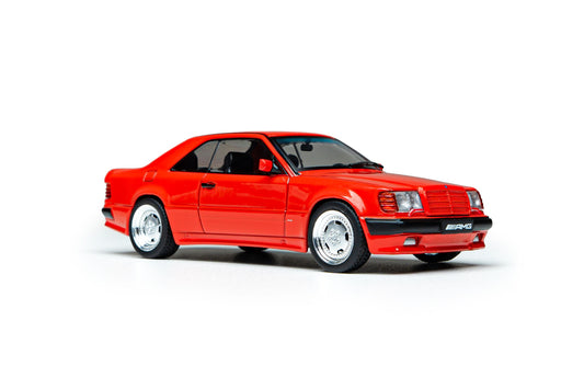 *Precomanda Macheta auto Mercedes Benz 300CE 6.0 AMG "THE HAMMER" WIDEBODY SIGNAL RED 1988  1:43 Solido