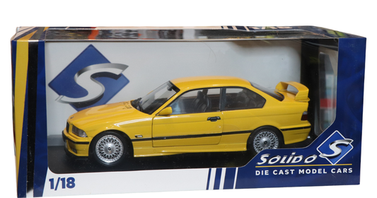 Macheta auto BMW M3 E36 Solido Works Dakar Yellow 1:18 Solido Precomanda