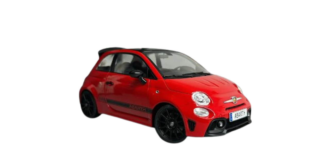 Macheta Fiat Abarth 595 Solido Works 1:18 Solido metal rosu